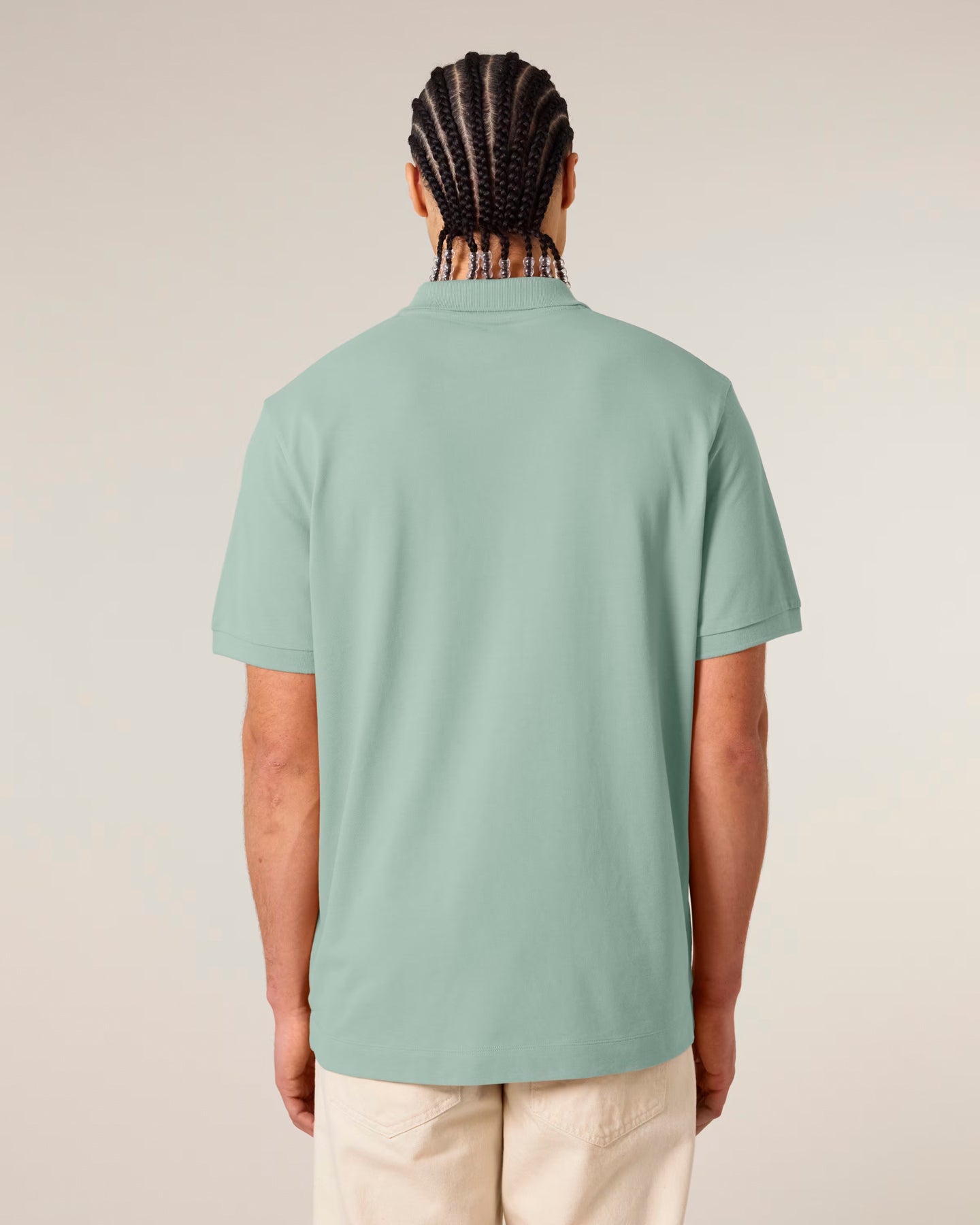 Stanley Stella unisex polo shirt with side slits