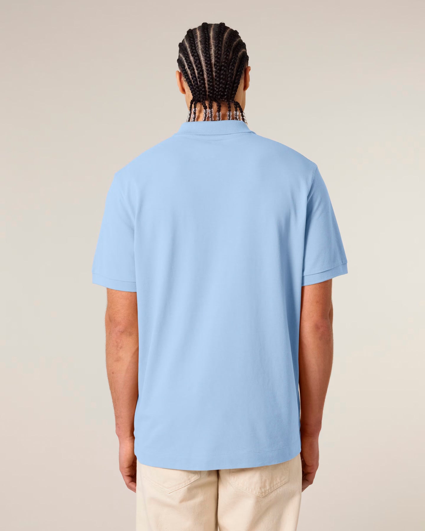 Stanley Stella unisex polo shirt with side slits