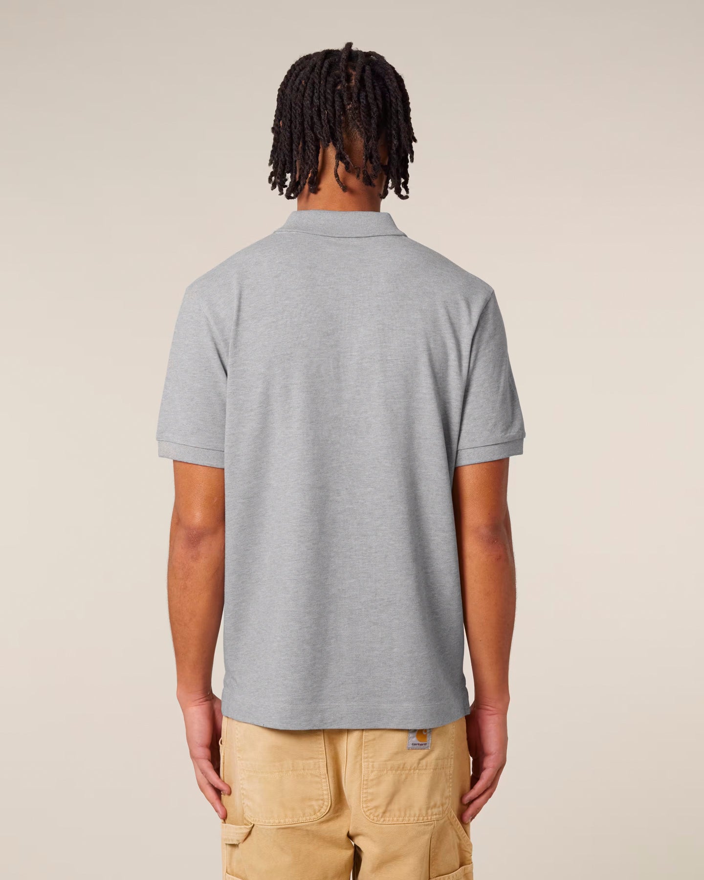 Stanley Stella unisex polo shirt with side slits