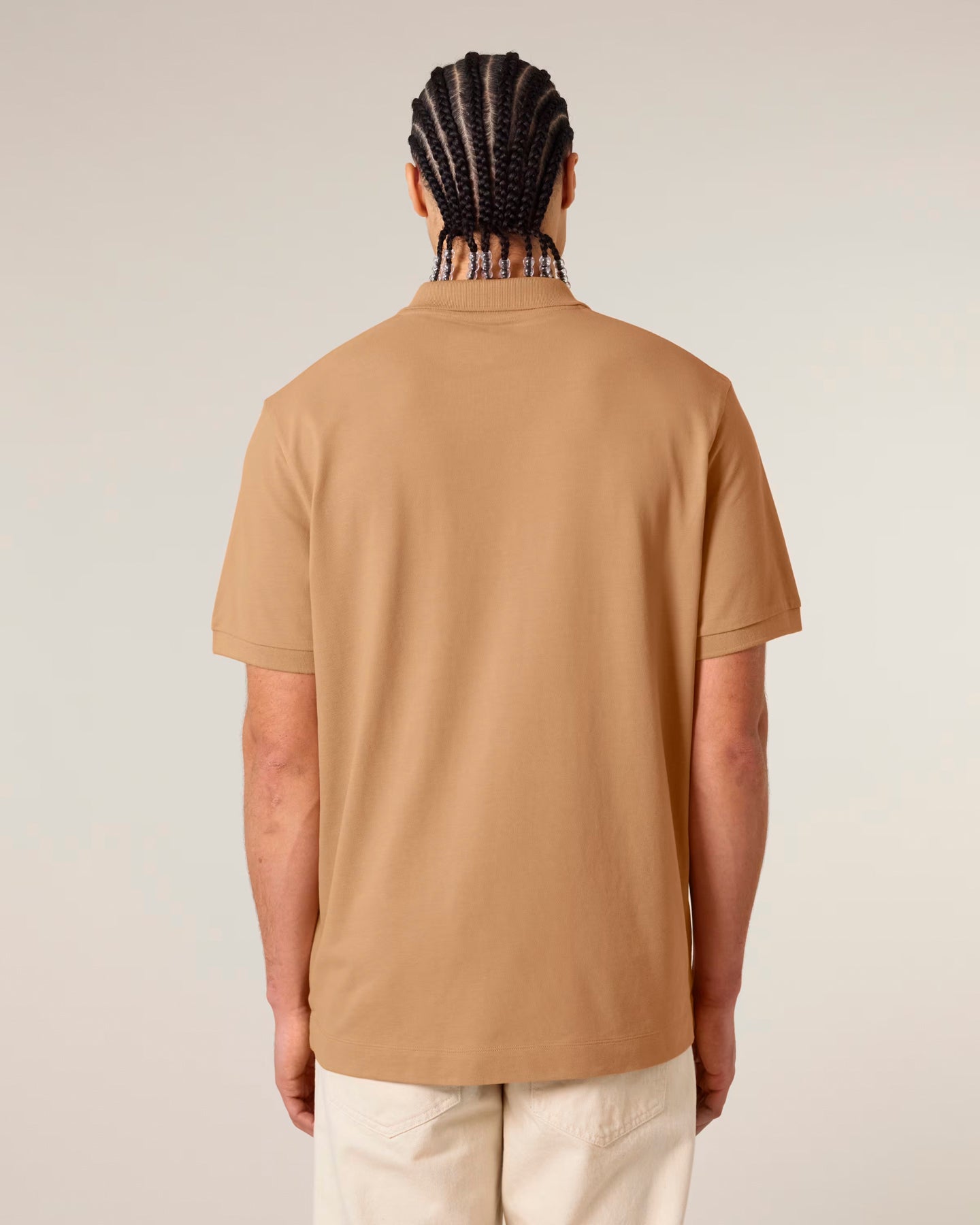 Stanley Stella unisex polo shirt with side slits