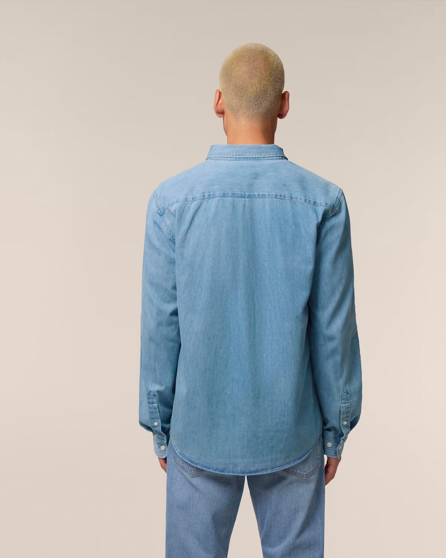Stanley/Stella Denim Shirt organic men's long-sleeved shirt