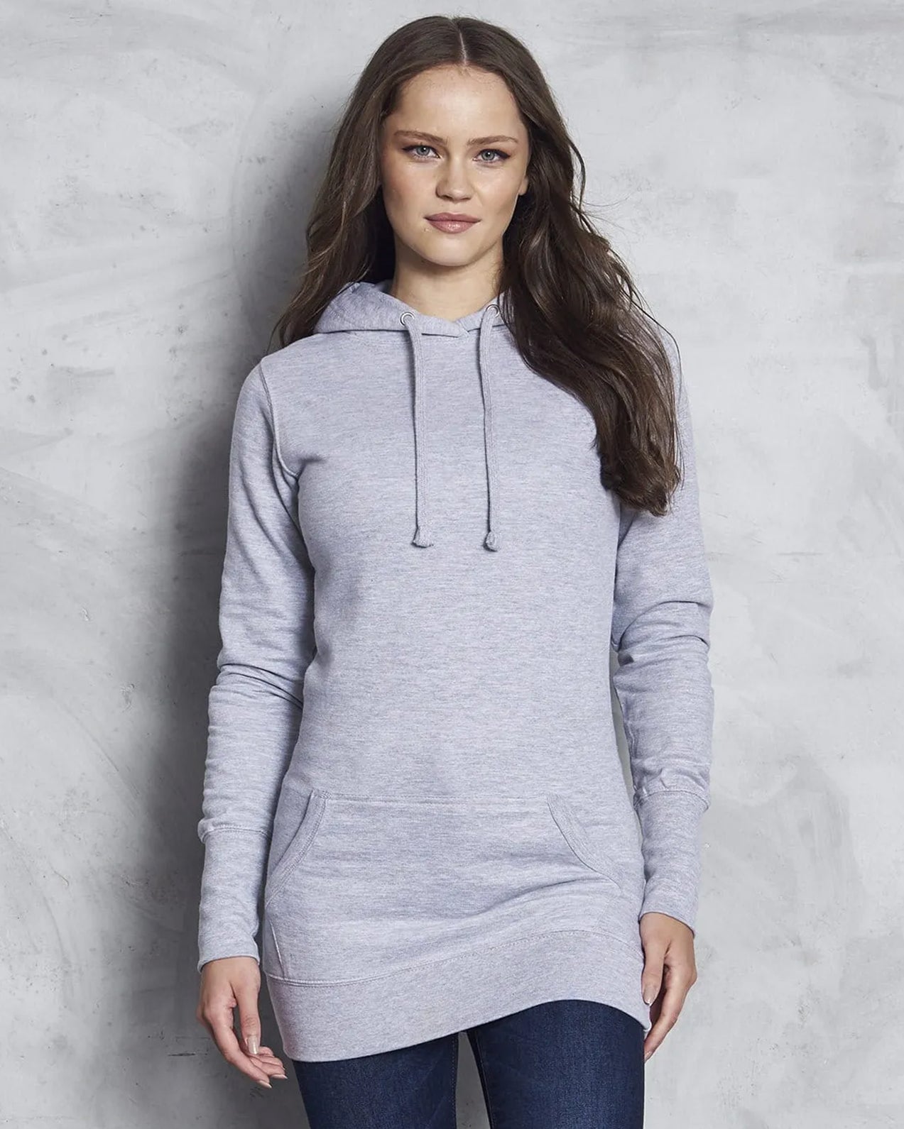 AWDis women's longline hoodie