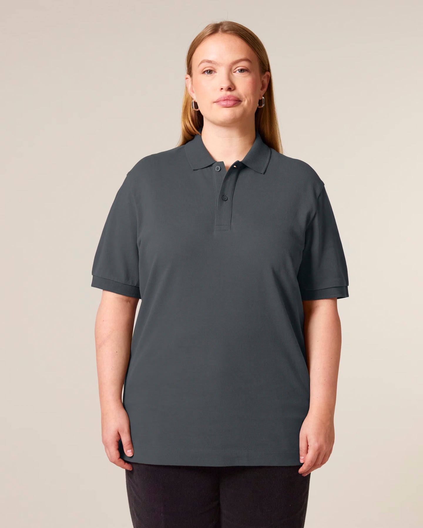 Stanley Stella unisex polo shirt with side slits