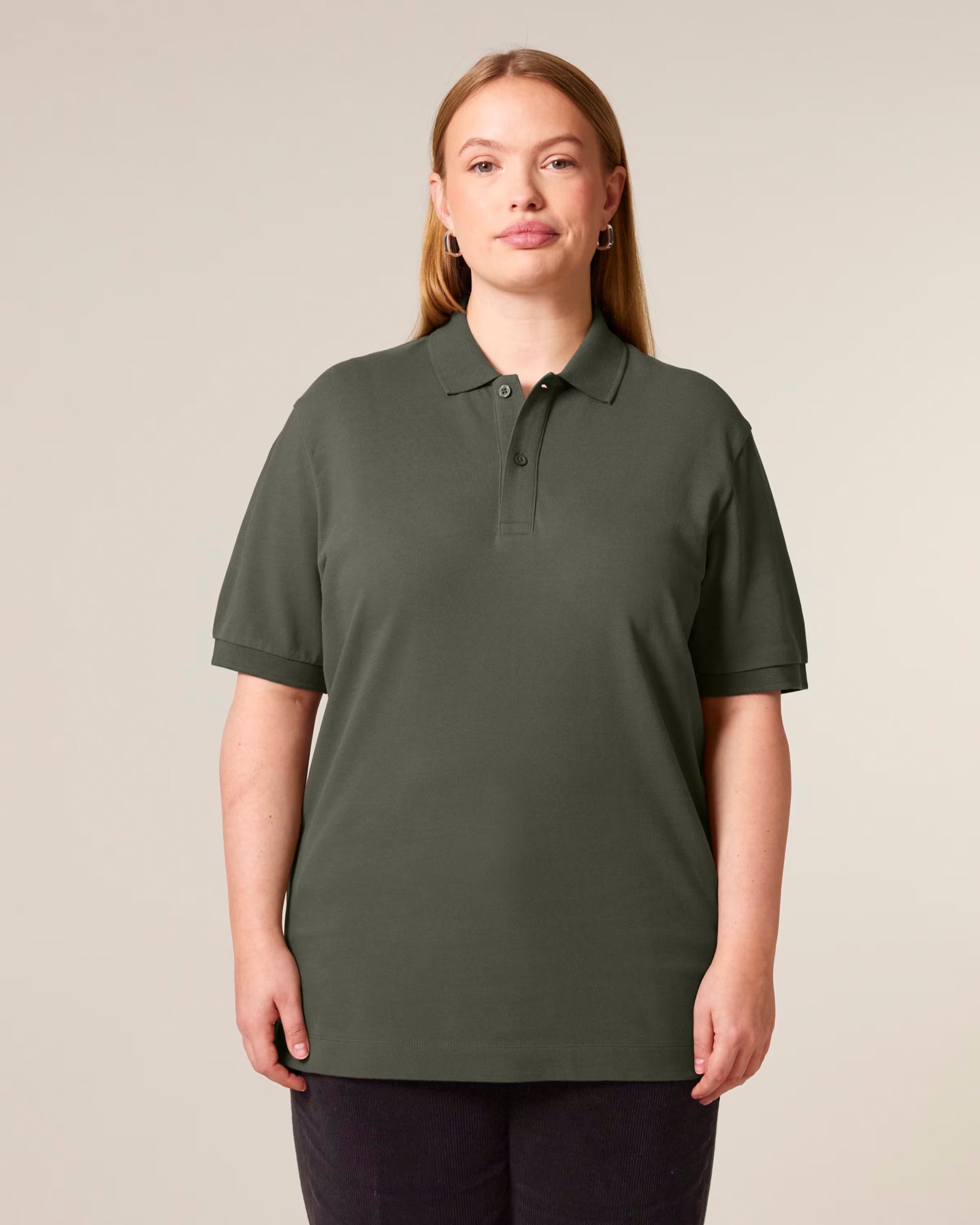 Stanley Stella unisex polo shirt with side slits