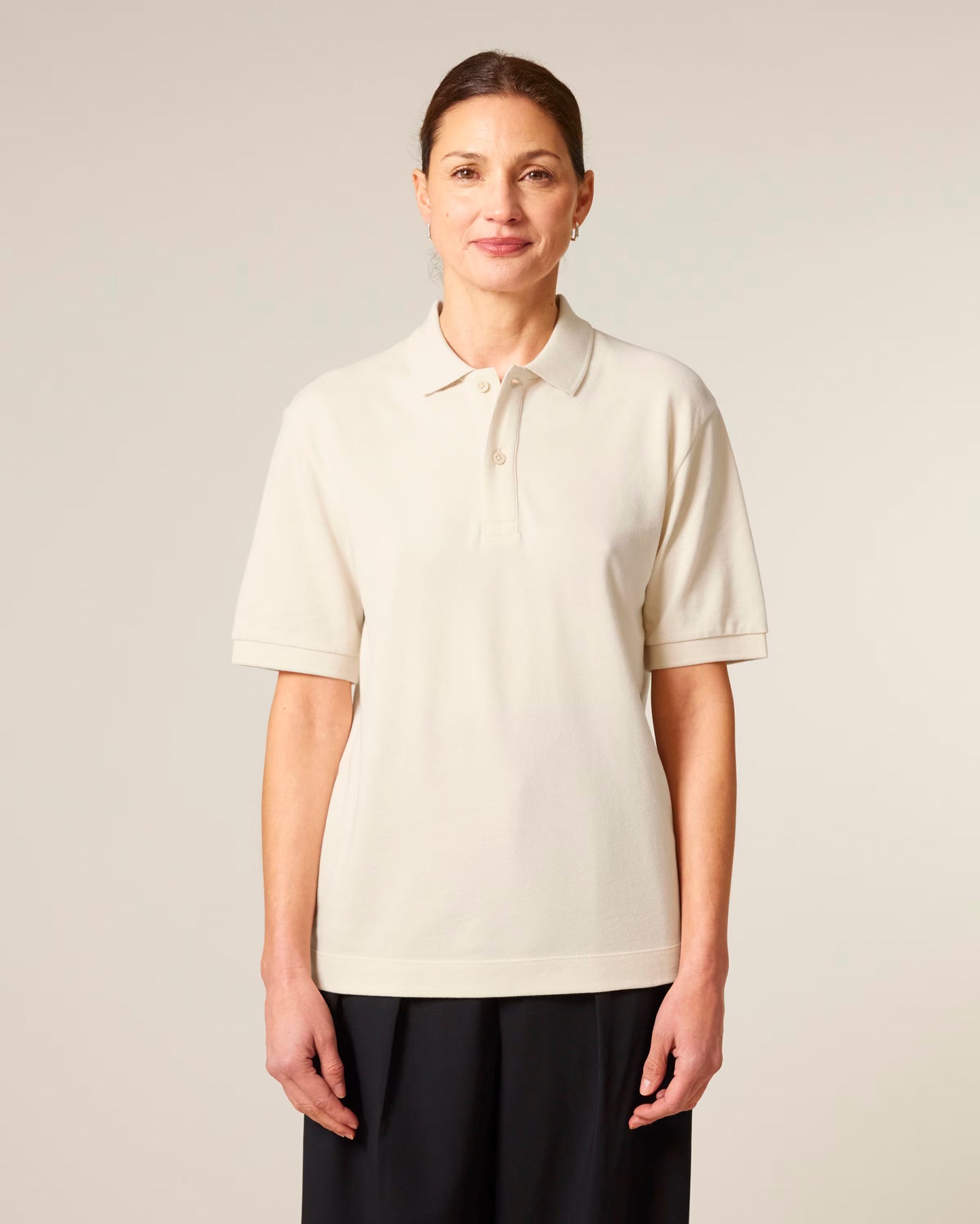 Stanley Stella unisex polo shirt with side slits