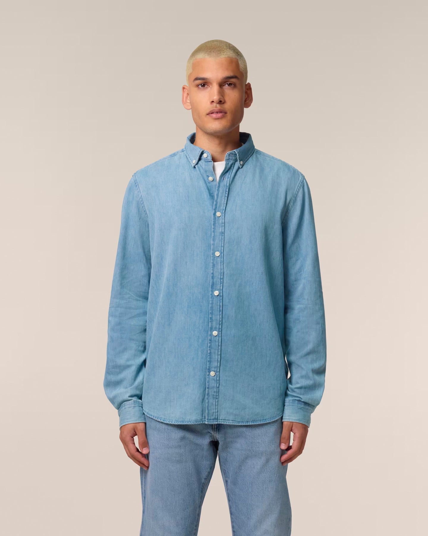 Stanley/Stella Denim Shirt organic men's long-sleeved shirt