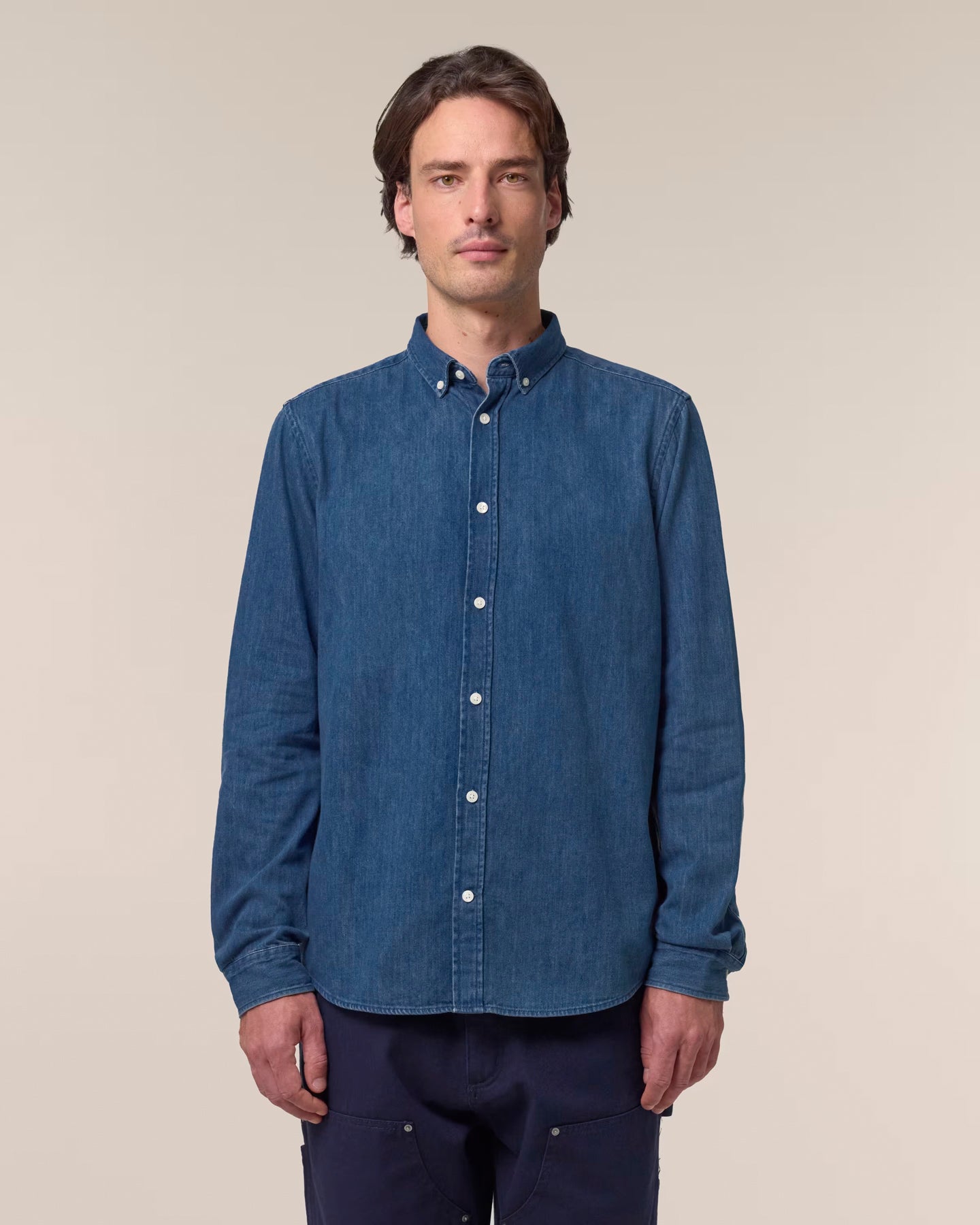 Stanley/Stella Denim Shirt organic men's long-sleeved shirt