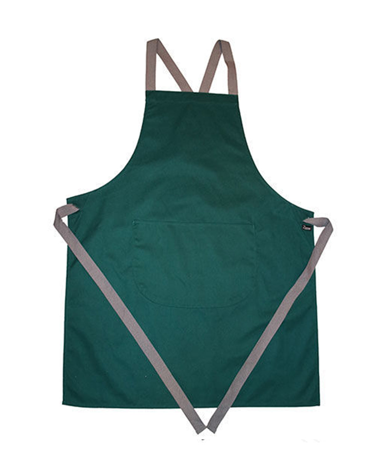 Dennys London apron with grey ties crossover
