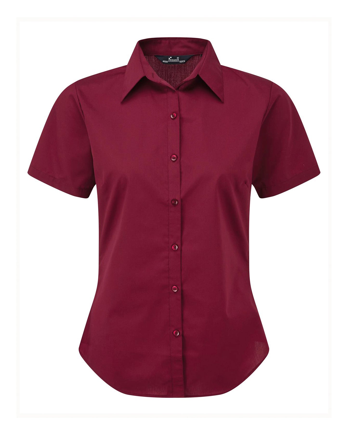 Premier Workwear women’s poplin short sleeve blouse
