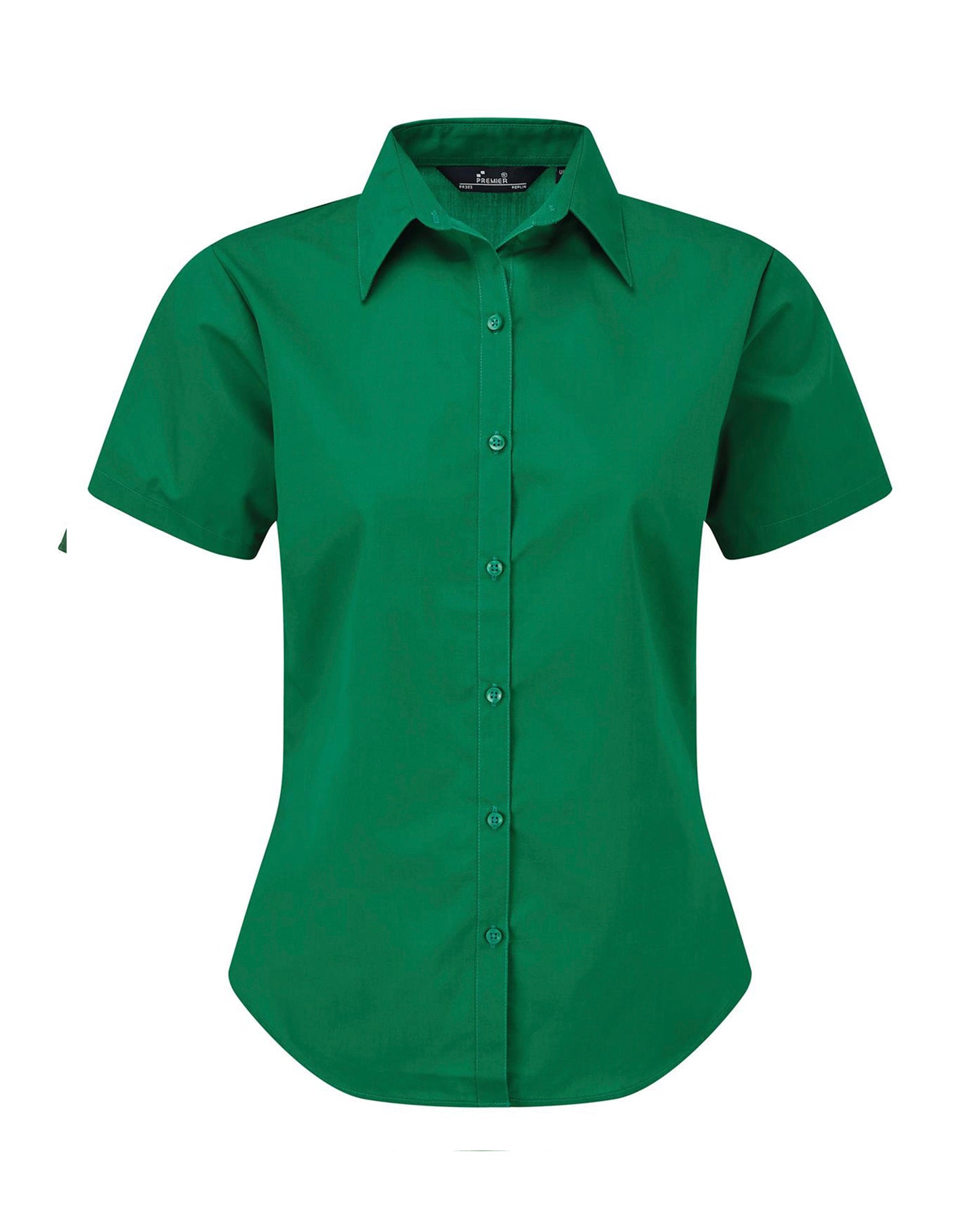 Premier Workwear women’s poplin short sleeve blouse