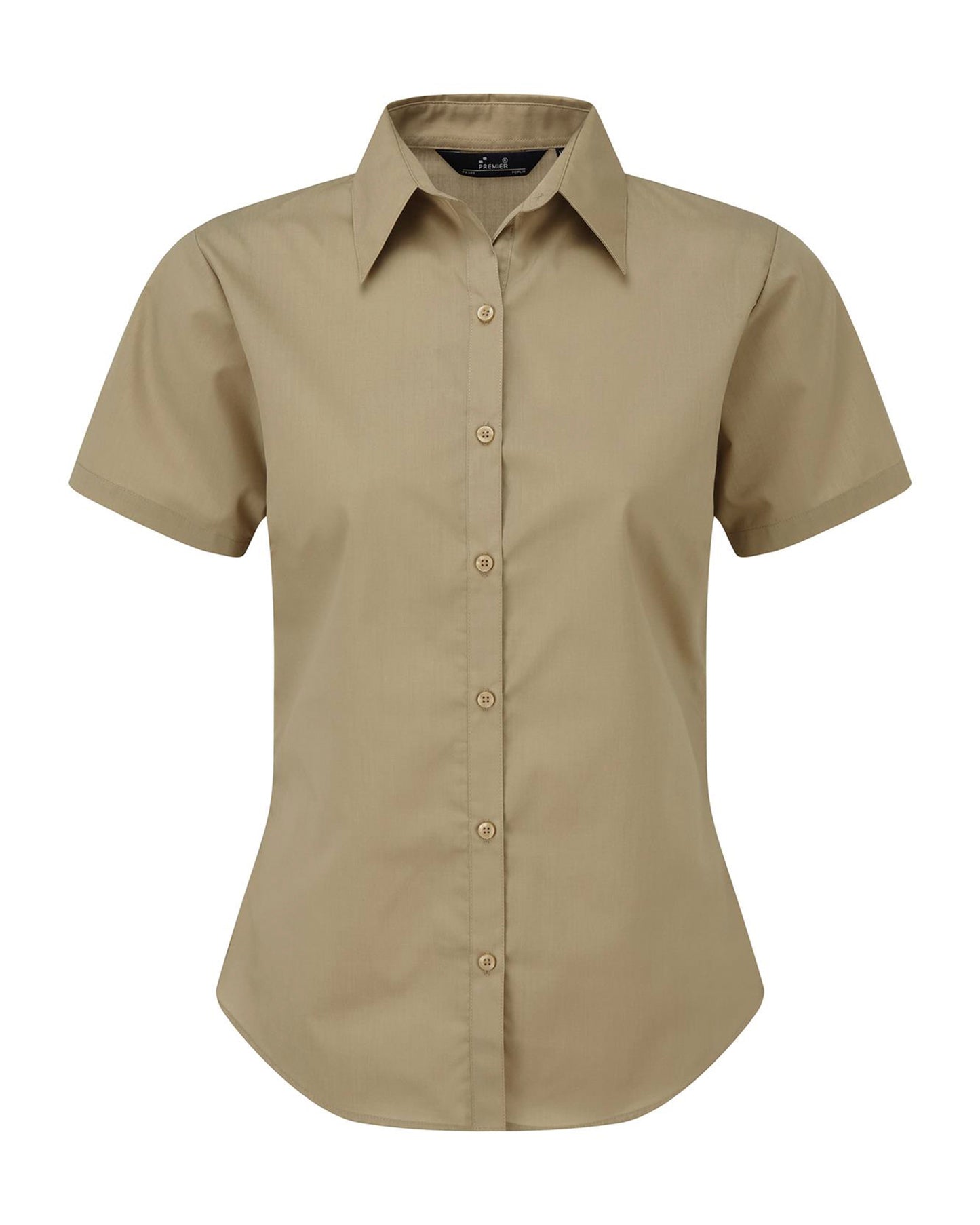 Premier Workwear women’s poplin short sleeve blouse