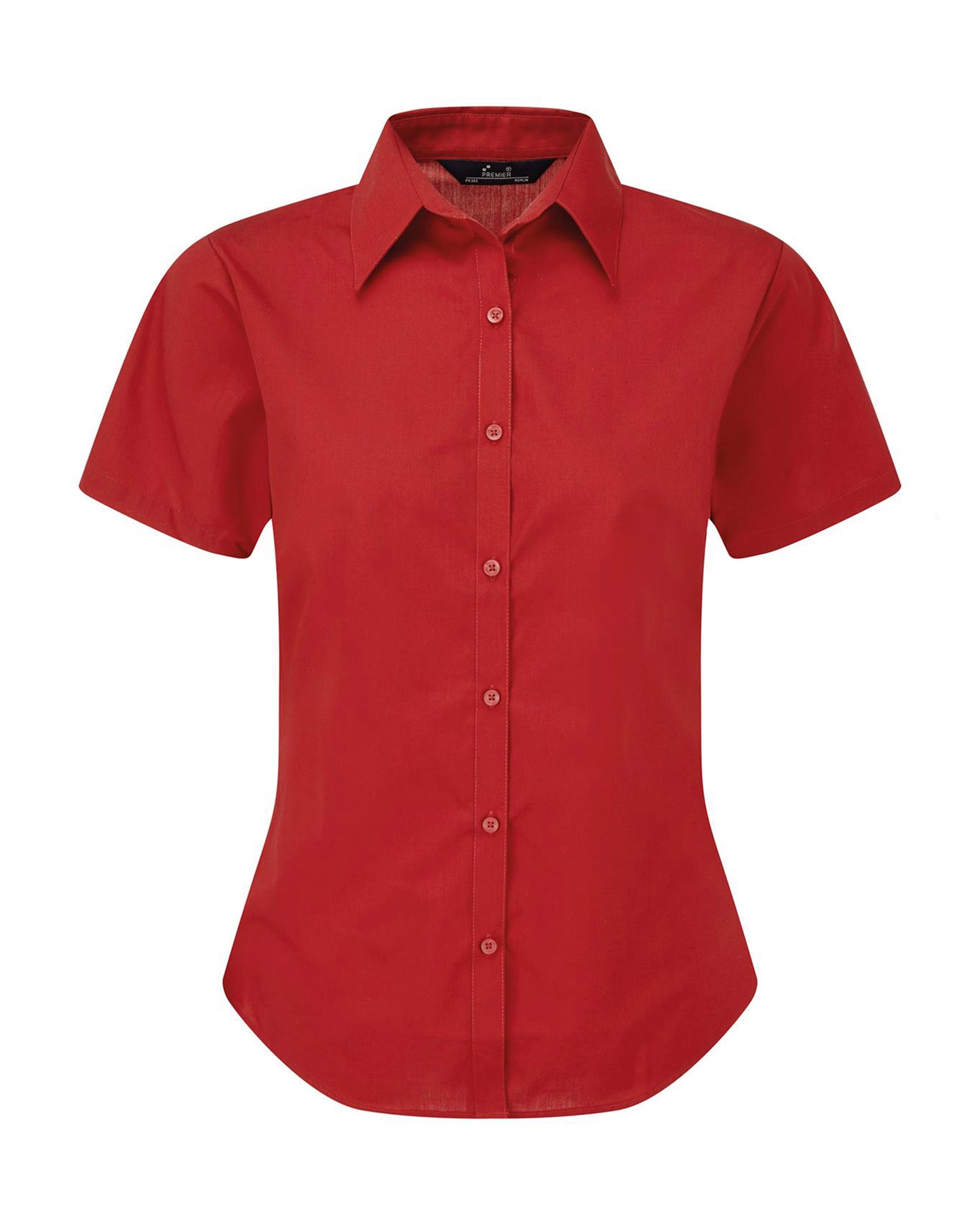 Premier Workwear women’s poplin short sleeve blouse