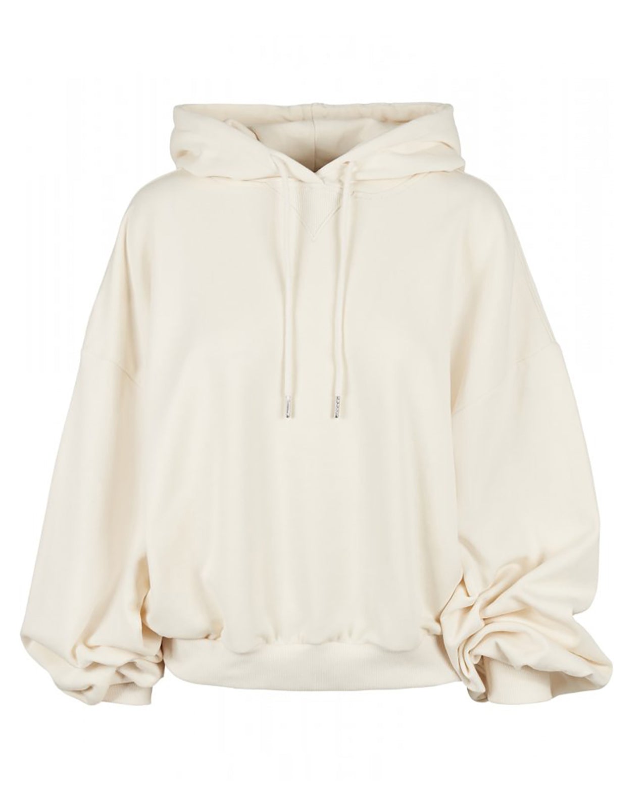 Urban Classics women's organic oversized terry hoodie whitesand