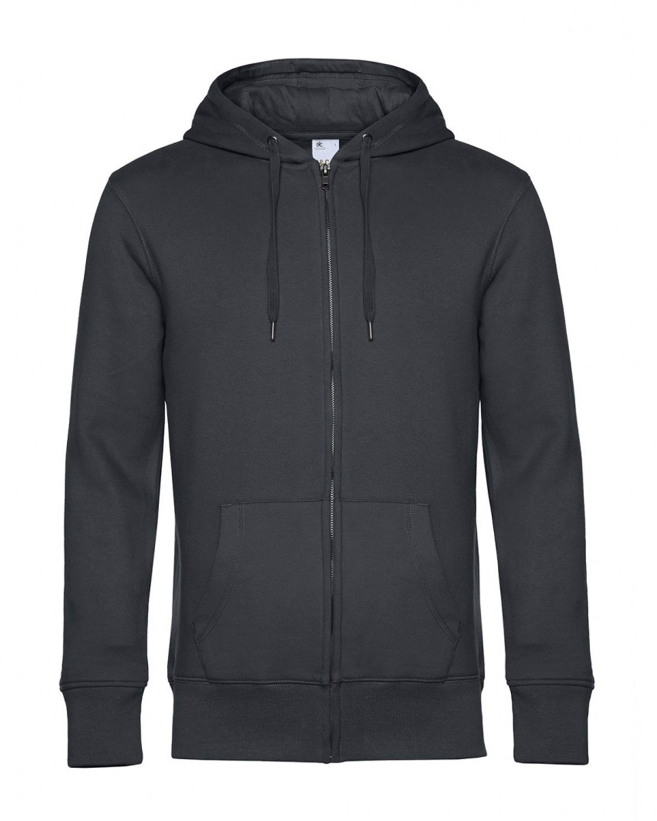 B&C pánska mikina s kapucňou na zips