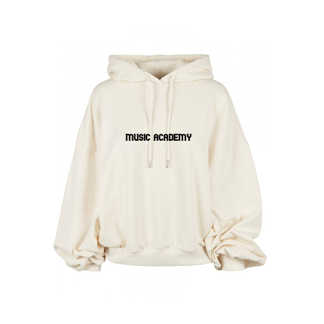 Urban Classics women's organic oversized terry hoodie whitesand