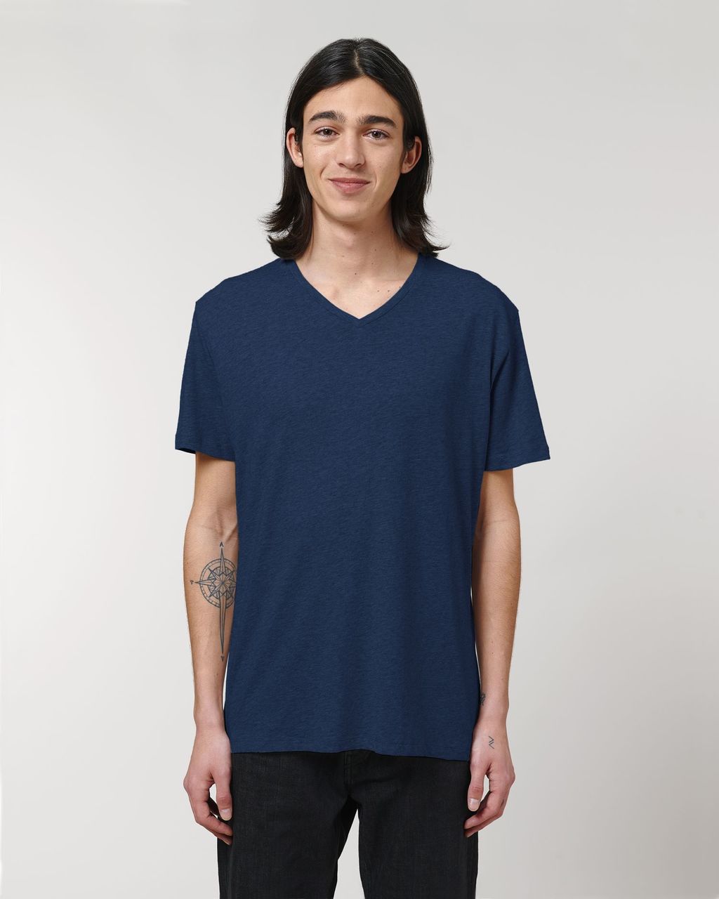 front__Black Heather Blue