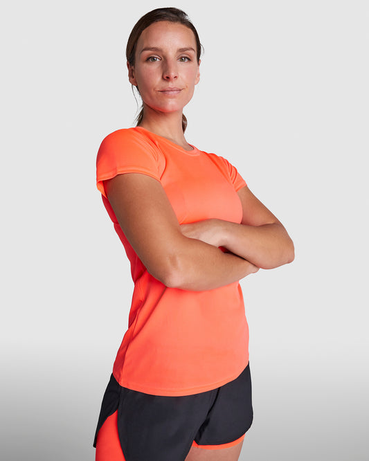 Roly Sport Montecarlo dámske funkčné tričko s okrúhlym výstrihom