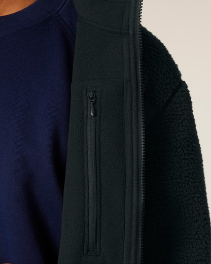 Stanley/Stella Brooker unisex sherpa zip jacket