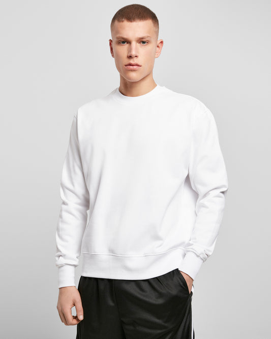 Build Your Brand Premium Oversized mikina bez kapucne