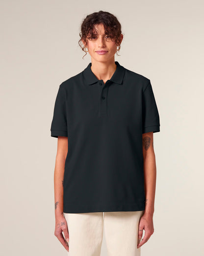 Stanley Stella unisex polo shirt with side slits
