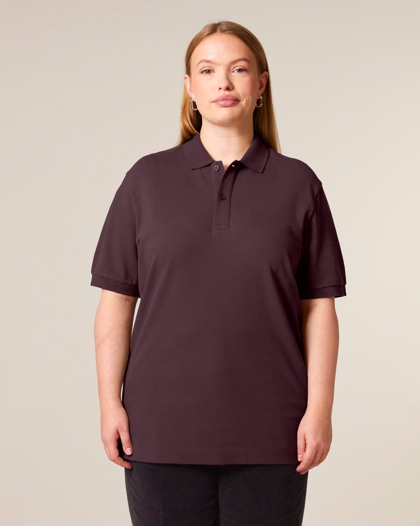 Stanley Stella unisex polo shirt with side slits