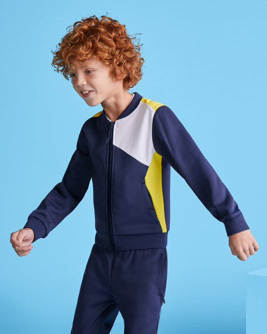 Roly Sport Leros kids´ sport jacket with front zipper