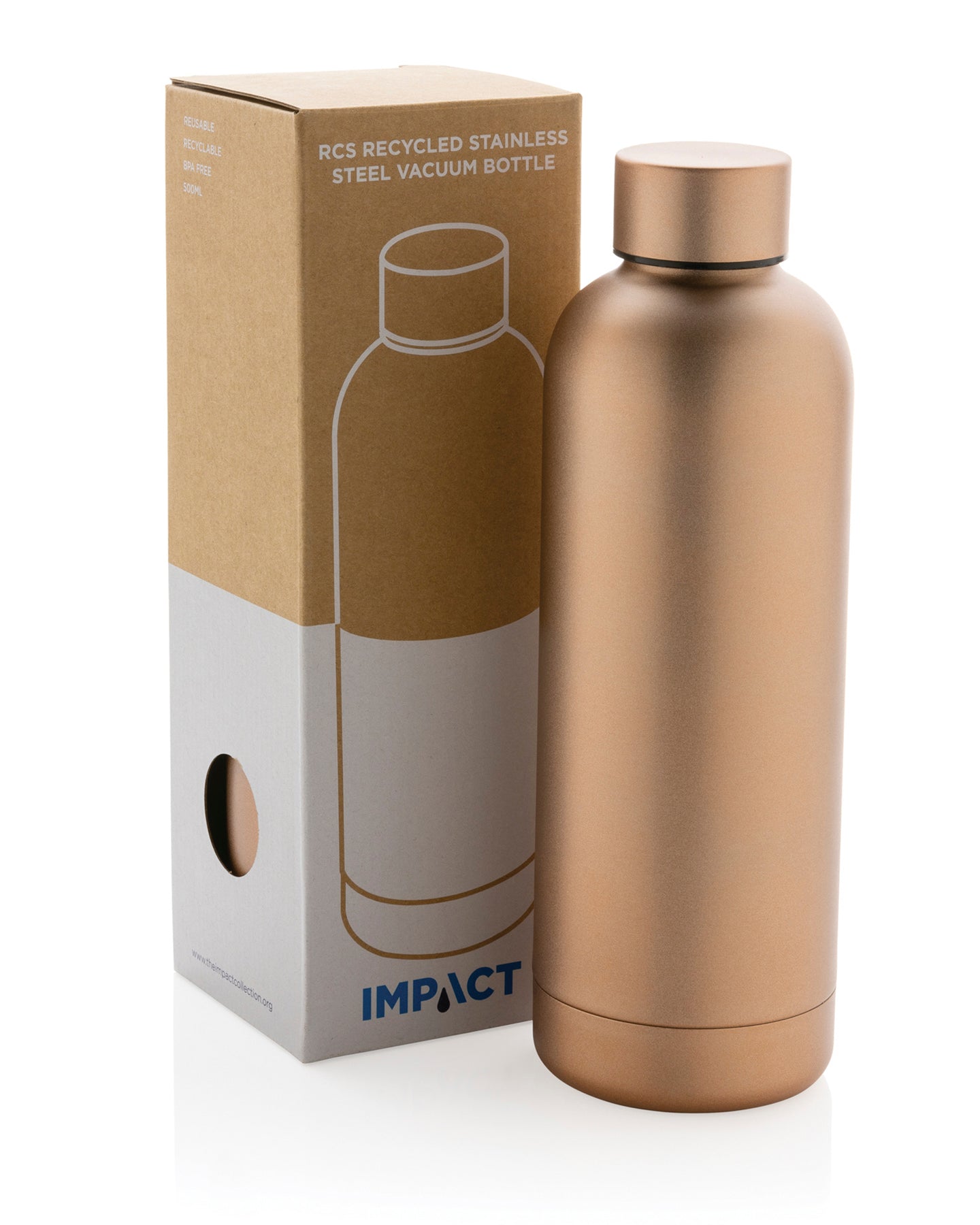 XDC Impact recyklovaná nerezová láhev 500 ml