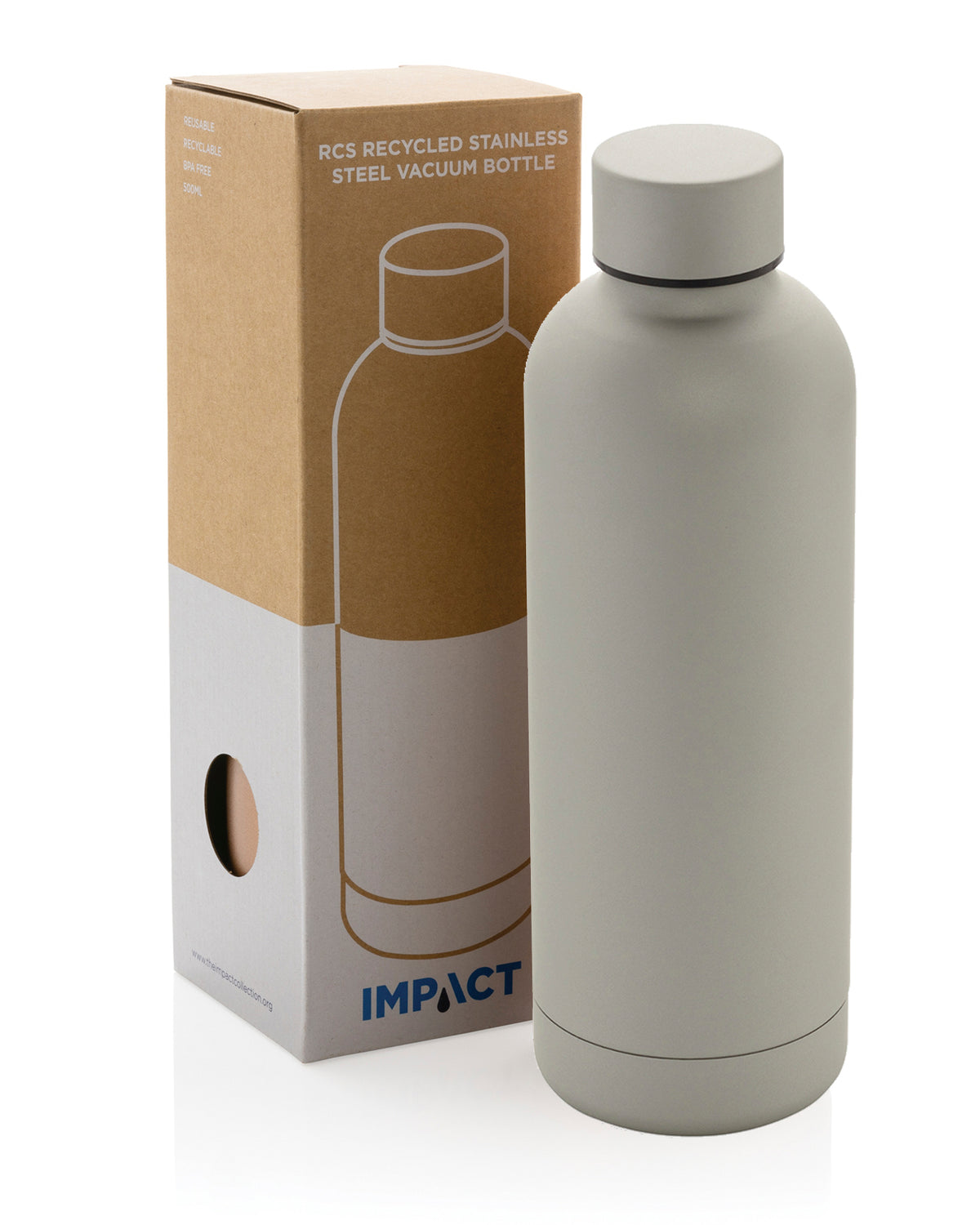 XDC Impact recyklovaná nerezová láhev 500 ml