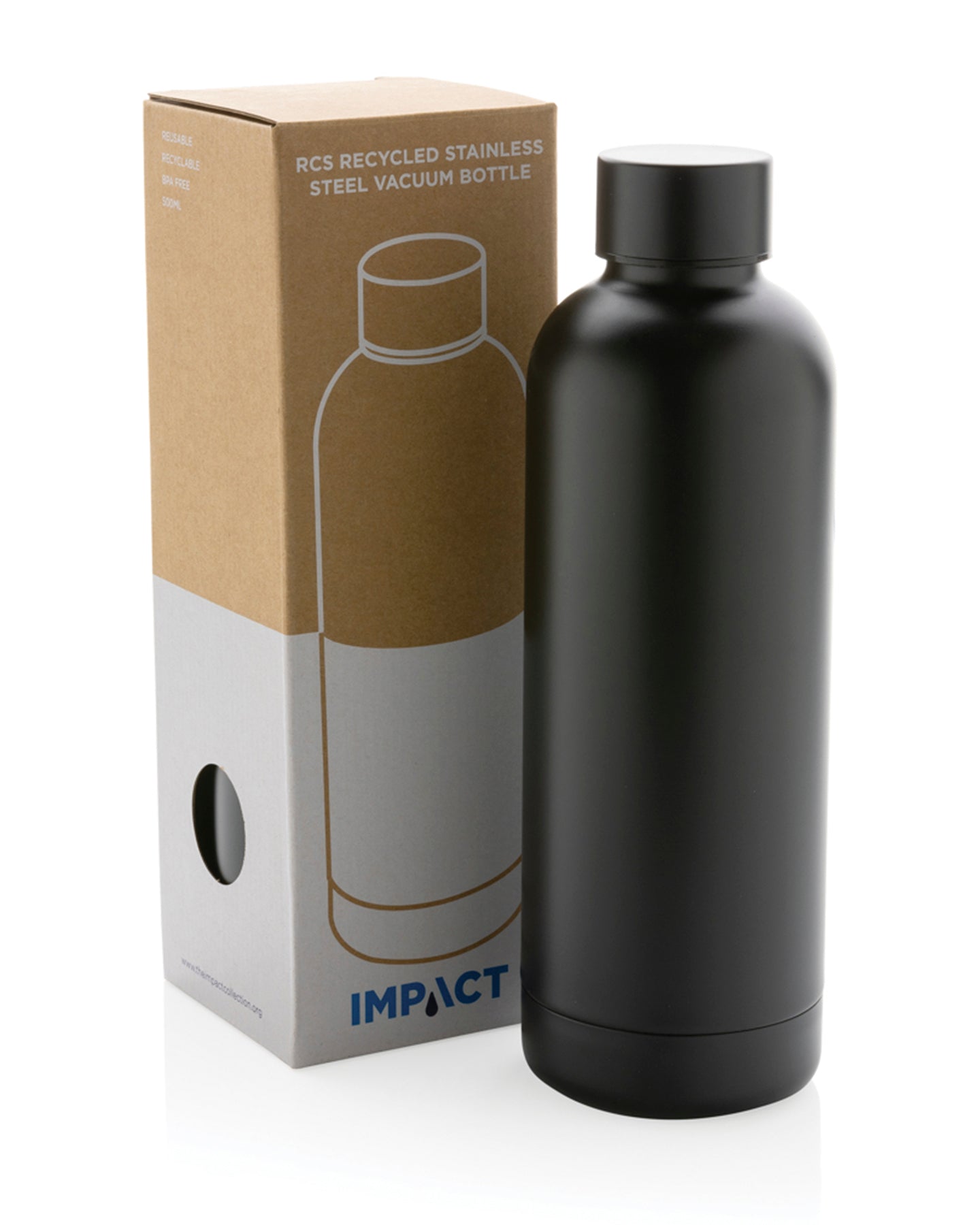 XDC Impact recyklovaná nerezová láhev 500 ml