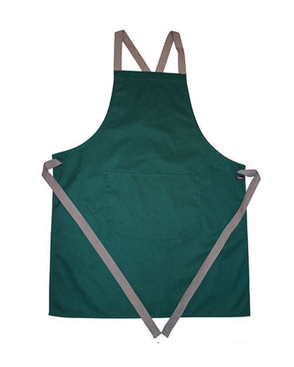Dennys London apron with grey ties crossover