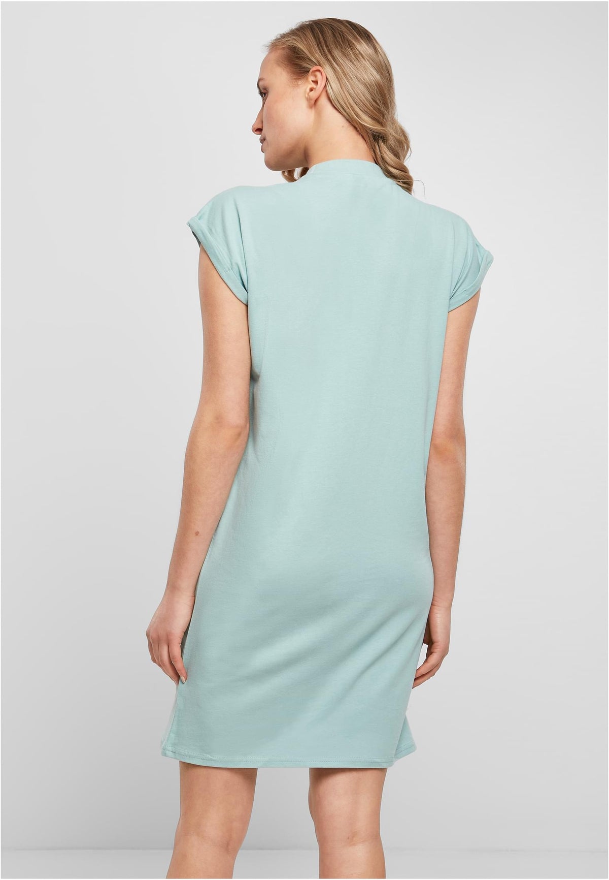 Build Your Brand women's Turtle Extended Shoulder Dress