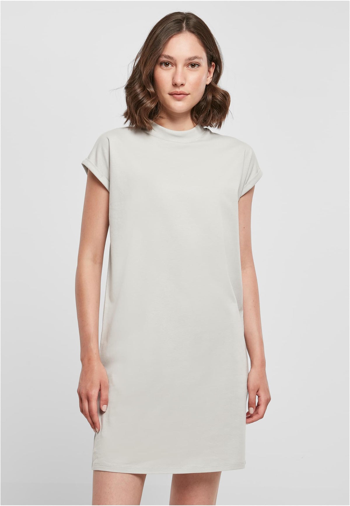 Build Your Brand women's Turtle Extended Shoulder Dress