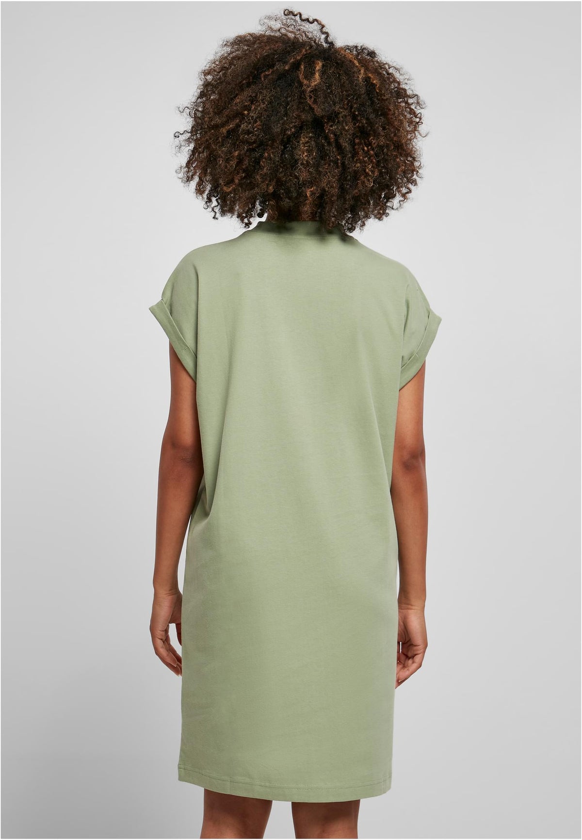 Build Your Brand women's Turtle Extended Shoulder Dress