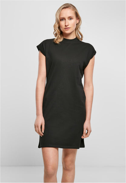 Build Your Brand women's Turtle Extended Shoulder Dress