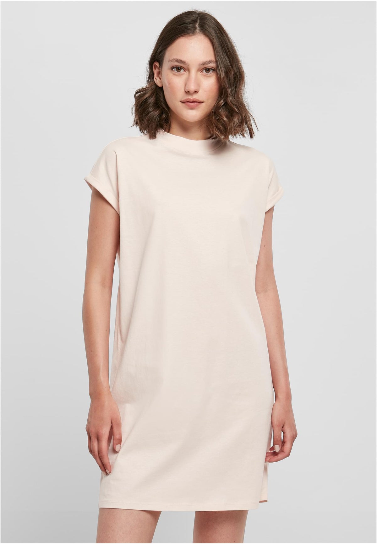 Build Your Brand women's Turtle Extended Shoulder Dress